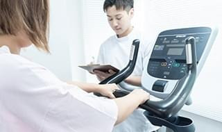 バイクでウォーミングアップ